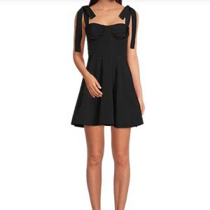 Gianni Bini Everly Bustier Sweetheart Neck Sleeveless Tie Shoulder A-Line Small